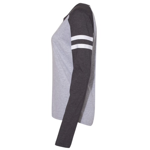Women's Fine Jersey Mash Up Long Sleeve T-Shirt