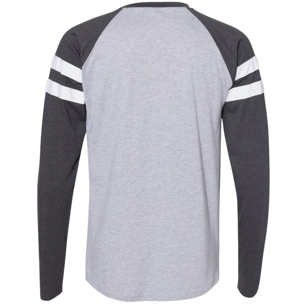 Unisex Fine Jersey Mash Up Long Sleeve Tee