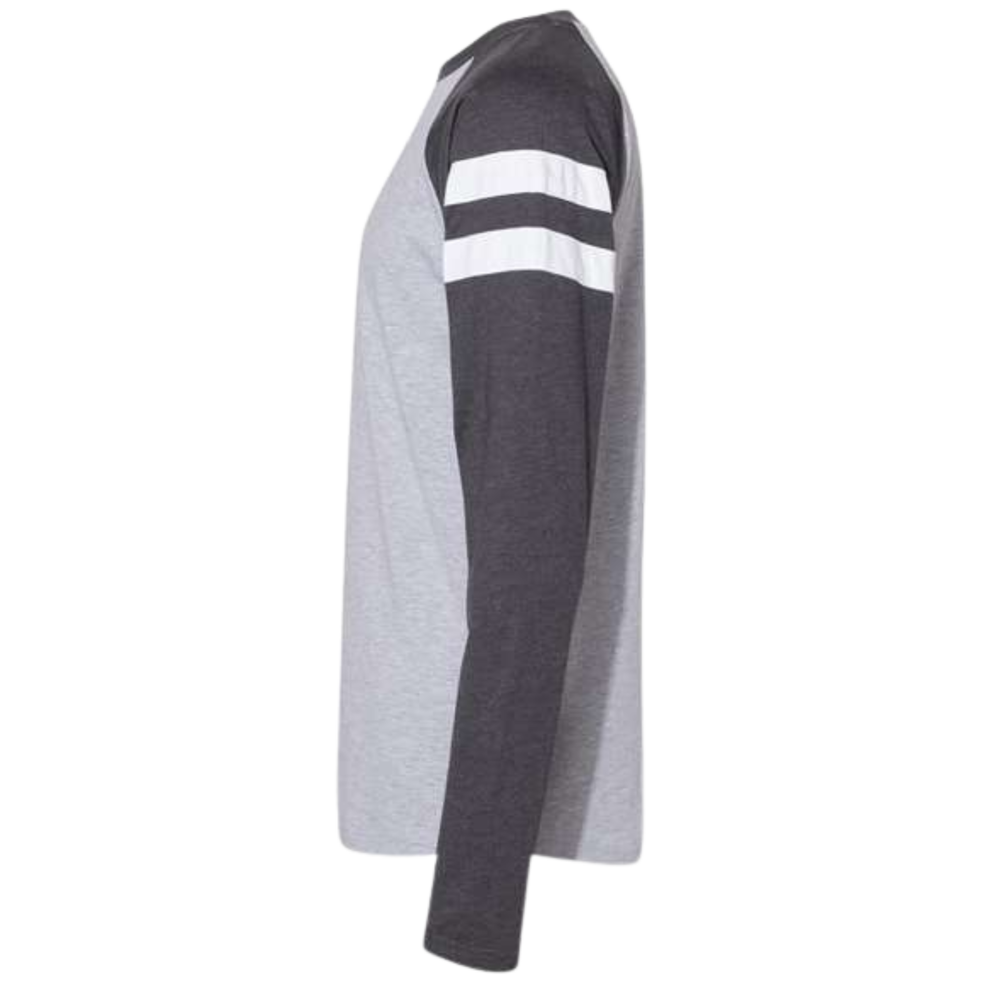 Unisex Fine Jersey Mash Up Long Sleeve Tee