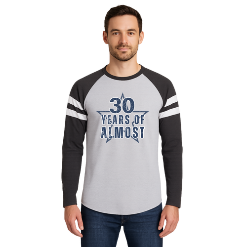 Unisex Fine Jersey Mash Up Long Sleeve Tee