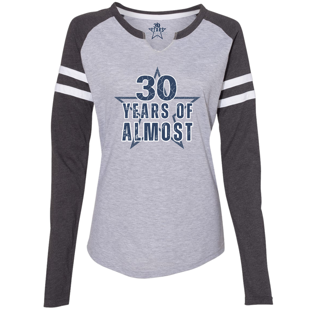 Women's Fine Jersey Mash Up Long Sleeve T-Shirt
