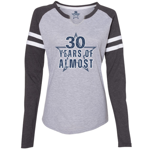 Women's Fine Jersey Mash Up Long Sleeve T-Shirt